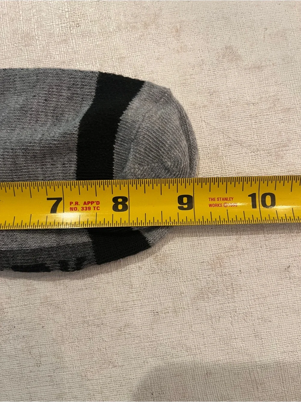 Vintage Zoo York Black & Gray Low-Cut Athletic Socks.